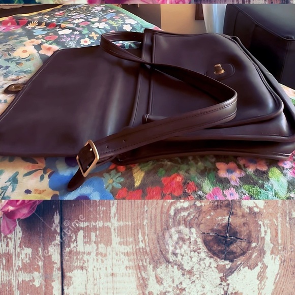 VINTAGE COACH METROPOLITAN MESSENGER PORTFOLIO BRIEFCASE BAG 5180 - Picture 6 of 13